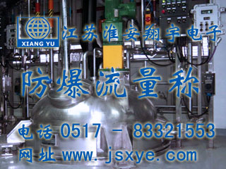 反應(yīng)釜防爆計(jì)量系統(tǒng)廠家江蘇淮安翔宇電子助力浙江海森制藥計(jì)量自動化