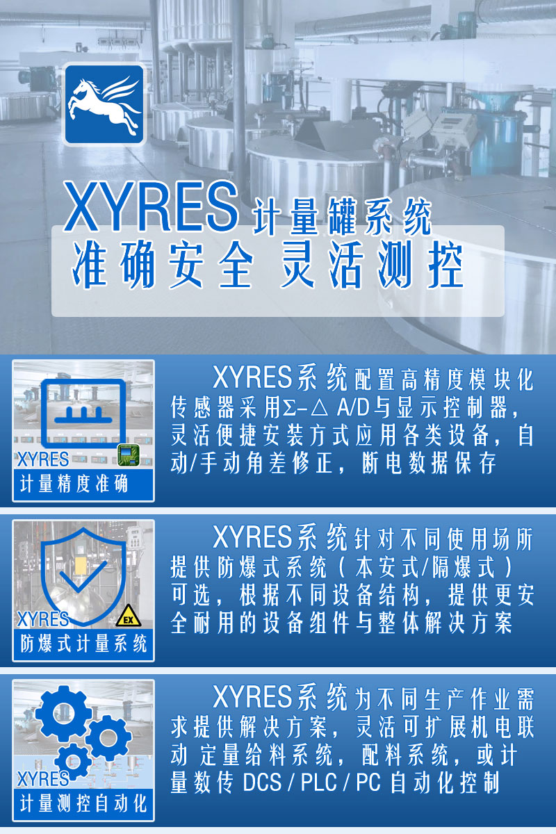 XYRES電子計(jì)量罐系統(tǒng)應(yīng)用與行業(yè)方案